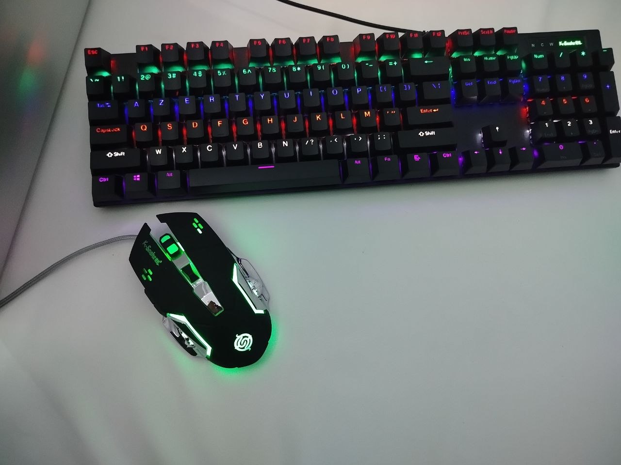 لوحة مفاتيح + فأرة ميكانيكال RBG GAMING — image 7